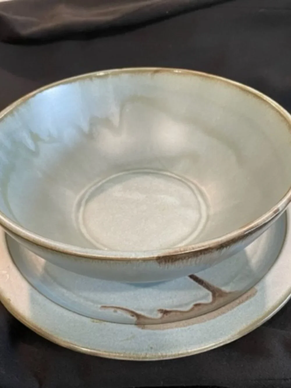 Vintage BMP Canada Blue Mountain Pottery Stoneware Bowl & Platter